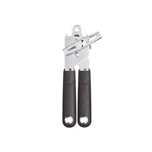 Mastercraft Soft Grip 14cm Manual Stainless Steel Can Opener - Black