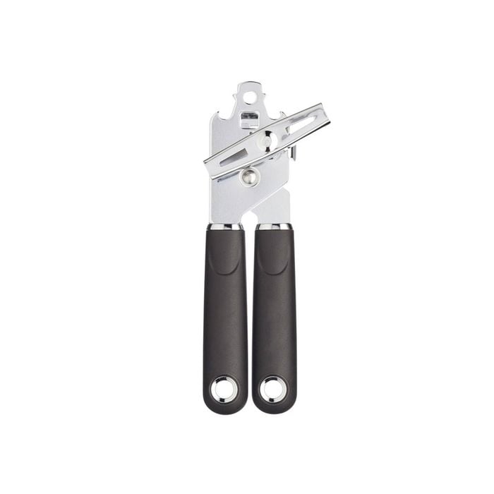 Mastercraft Soft Grip 14cm Manual Stainless Steel Can Opener - Black