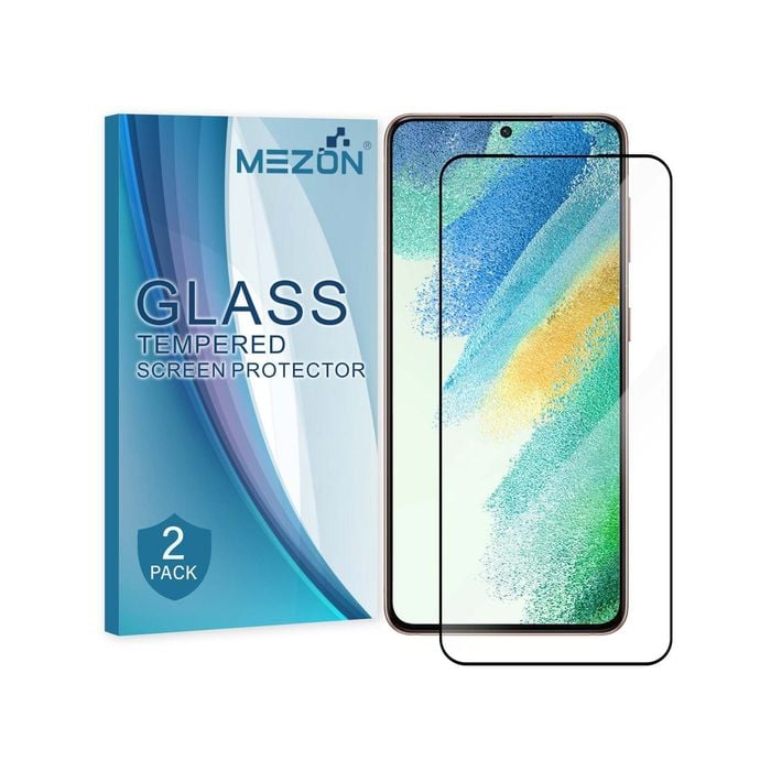 2 Pack MEZON Samsung Galaxy S22 5G Full Cover Tempered Glass Screen Protectors