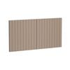 Kaboodle 1000mm Raw Board V-Groove Fridge Cabinet Doors - 2 Pack