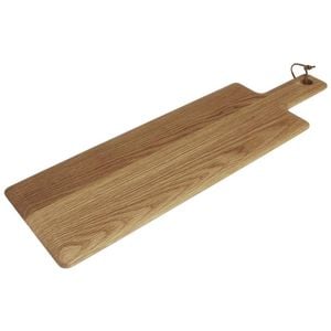 Olympia Wooden Board Oak Handled Medium Serving Paddle Platter