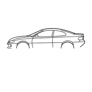 Ignite Laser Holden CV8 Monaro Silhouette Metal Wall Art Rustic Metal 23.6inch/60cm
