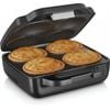 Electric Pie Maker with Deep-Fill Plates for 4 Traditional-Sized Pies - Grey