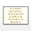 New (Laminated) Cute Alphabet for Kids Educational Chart Picture Print 60x90cm Poster