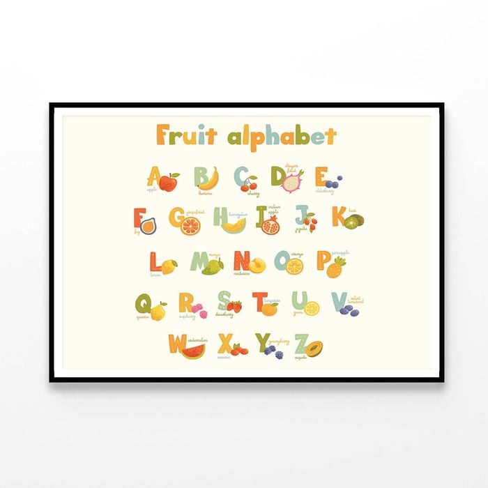 New (Laminated) Cute Alphabet for Kids Educational Chart Picture Print 60x90cm Poster