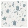 Wallpaper Trader Della Wallpaper Roll 10.05m x 53cm, Blue