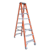 Indalex 2.4m 180kg Pro Series Industrial Fibreglass Double Sided Step Ladder