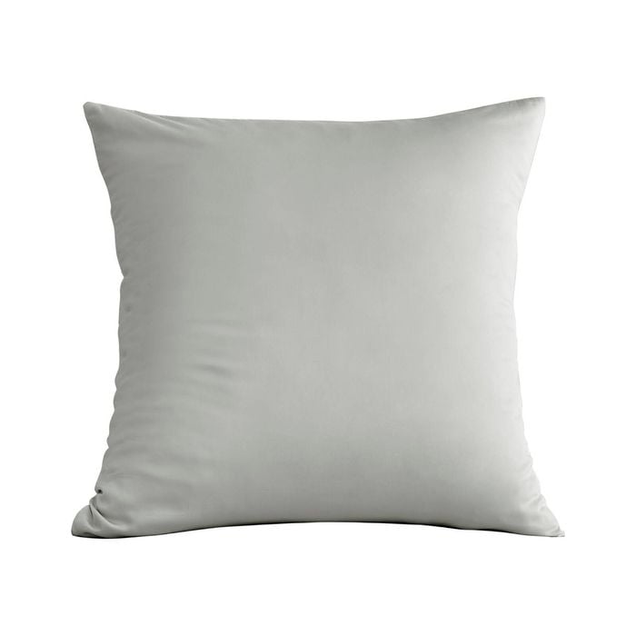 Serene 400tc Bamboo Cotton Sateen Euro Pillowcase Dove Grey