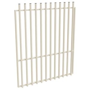 ProtectorAl 1201-1500W x 1800H Surfmist Aluminium Batten Garden Gate