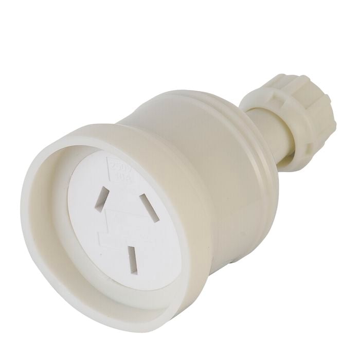 Deta 10Amp Extension Socket - White