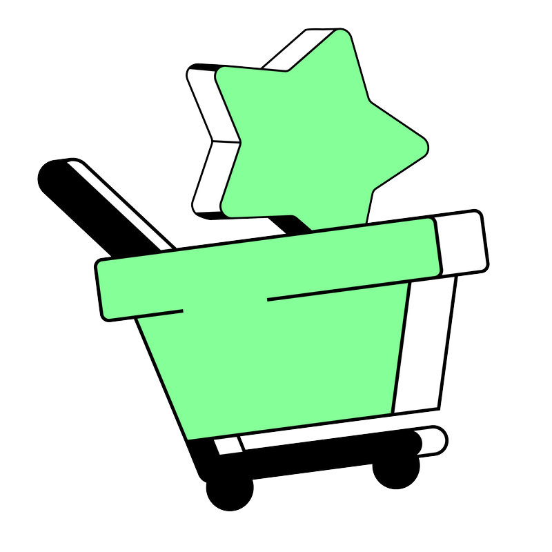 Icon- Rewards NZ- Star cart