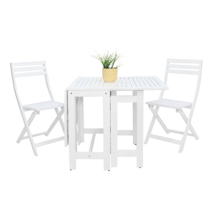 Tea 3pc Setting - White
