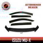 Bonnet Protector, Weathershields For Isuzu MUX MY21/22/23 Window Visors