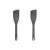 2PK Zyliss Easy Lift Turner Silicone Spatula Kitchen Utensil 6x30cm Grey