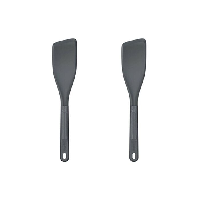 2PK Zyliss Easy Lift Turner Silicone Spatula Kitchen Utensil 6x30cm Grey