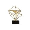 Anydeco 40cm Rubik Cube Tabletop Home Decor Metal Ornaments With Marble Base