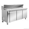 Thermaster Three Large Door Sandwich Bar  - Salad Bar Fridges (slb180)