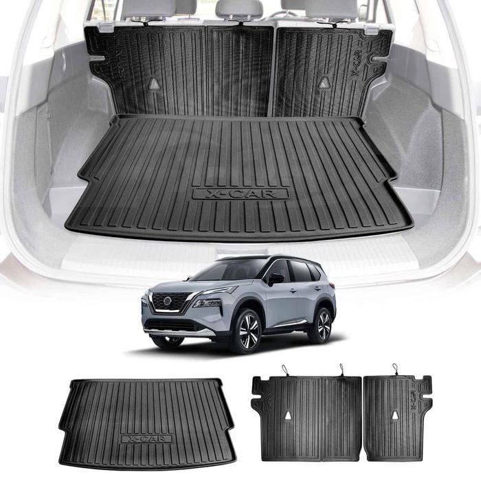 Boot Liner Back Seat Protector Combo for Nissan X-trail Xtrail T33 5 Seats 2022-Onwards Kick Mats