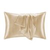 Catzon 2 Pcs 51 X 66cm Satin Pillowcases for Hair and Skin with Envelope Closure-Champagne(S)