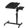 Catzon Laptop Desk Lifting And Rotating With Rollers With Tiltable Tabletop-black