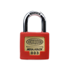 Lockwood 325 Series 35mm Padlock Fire Key with Red Silicone Jacket