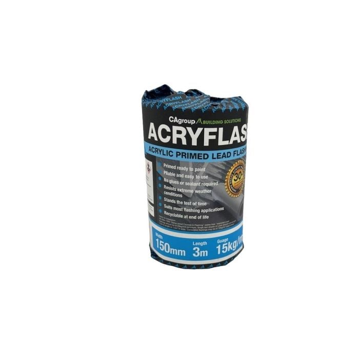 CAgroup 150mm x 3m x 15kg/m² (1.32mm) Painted Lead Acryflash