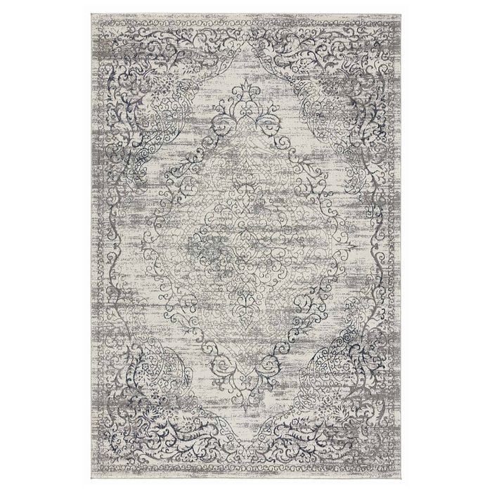 Luxe Vintage Textured Rug - Luxe Light Grey 240 X 330 Cm