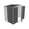 Build-a-Shed 2.3 x 1.5 x 2.3m Single Hinge and Single Sliding Door Narrow Shed - Grey