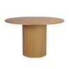 Nola 1.2m Round Wooden Dining Table - Natural
