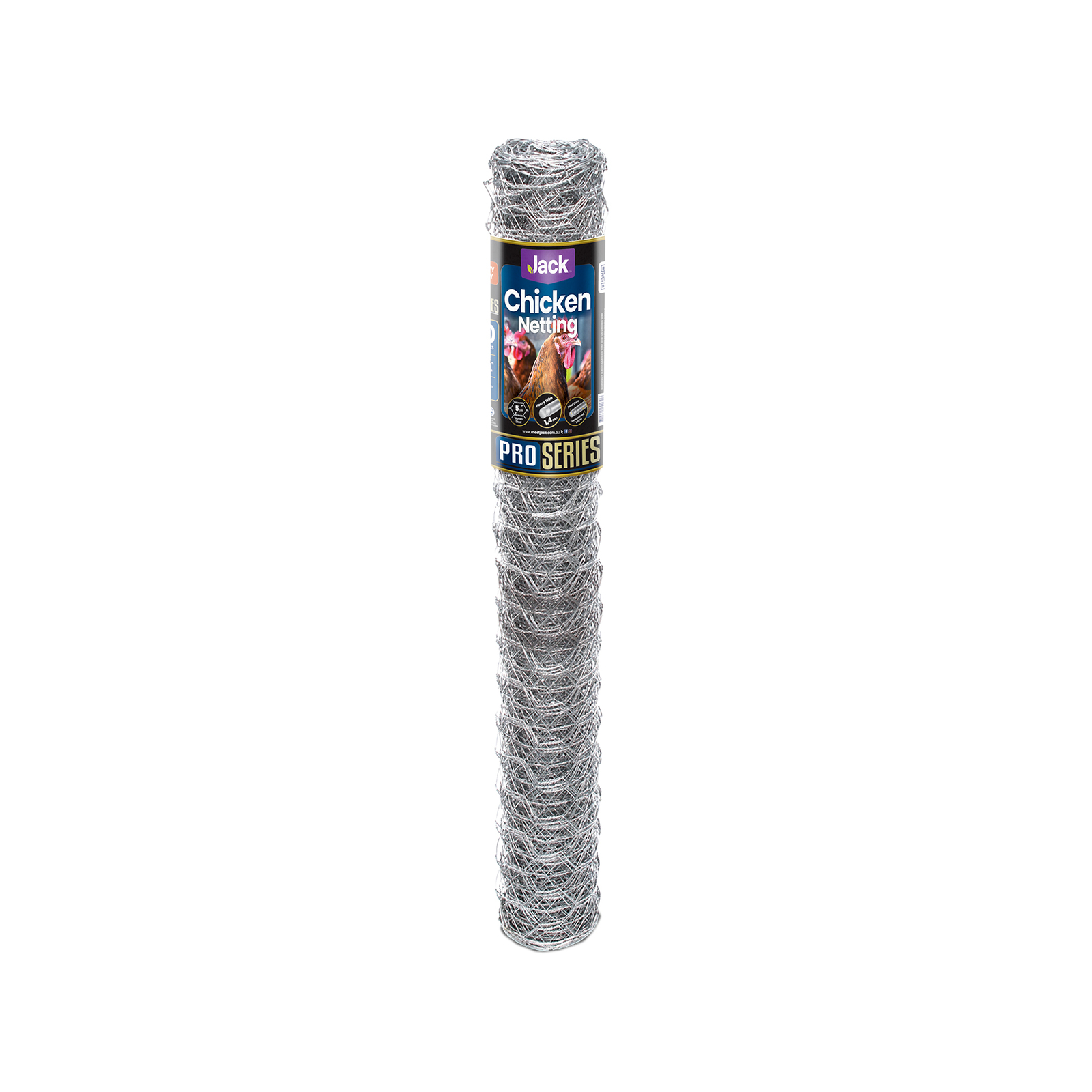 Jack 90cm x 10m Pro Series Heavy Duty Chicken Wire Netting