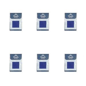6pk Malli Sewing Assorted  Iron-on Mender Fabric Patch Coloured