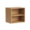 Kaboodle 500-599mm Oak Latte Customisable Deep Med Wall Open Shelf