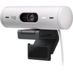 Logitech BRIO Webcam - 4 Megapixel - 60 fps - Off White - USB Type C - 1920 x 1080 Video - Auto-focus - 90&deg