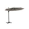 Coolaroo 3m Smoke Round Mindil Cantilever Umbrella