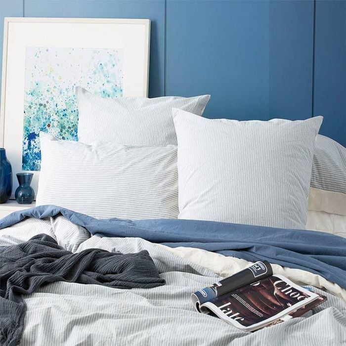 Renee Taylor Portifino Blue European Pillowcase