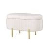 Artiss Storage Ottoman Velvet Oval