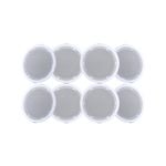 Giantz 6 Inch Ceiling Speakers In Wall Speaker Home 8pcs