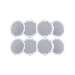 Giantz 6 Inch Ceiling Speakers In Wall Speaker Home 8pcs