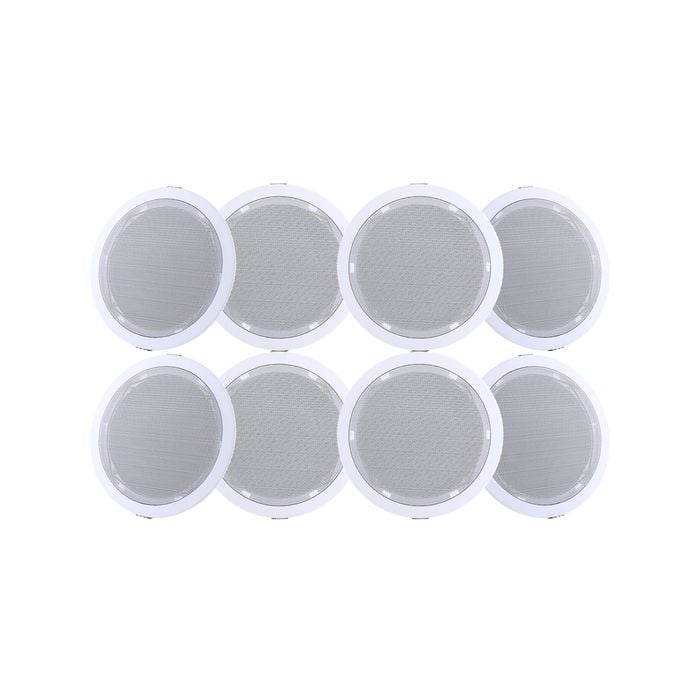 Giantz 6 Inch Ceiling Speakers In Wall Speaker Home 8pcs
