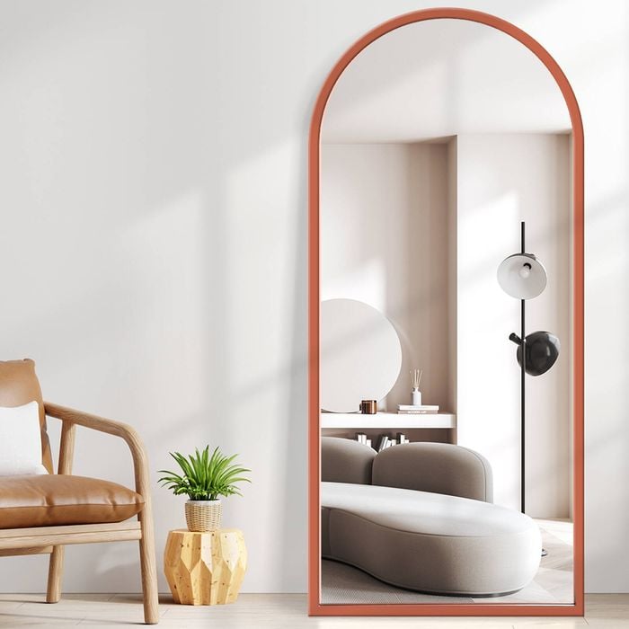 Yezi 180X80CM Full Length Floor Mirror Bronze Frame - Bunnings Australia