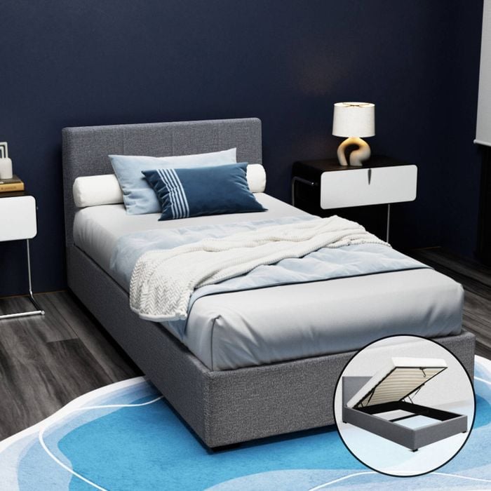 Fabric Bed Frame NINO King Single Bunnings Australia