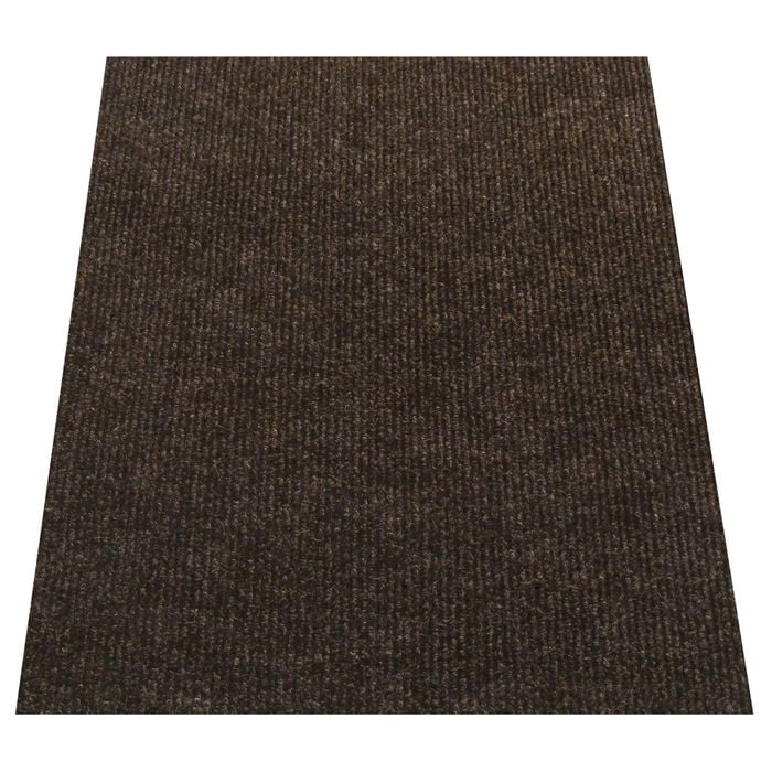 Ideal DIY 67cm Charcoal Oxford Ribbed Carpet Runner - Linear Metre
