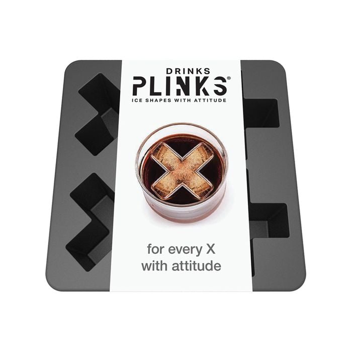 DrinksPlinks Letter X Ice Cube Tray
