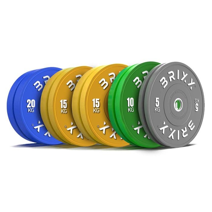 BRIXX Elite Colour Olympic Bumper Plates - 130kg Package
