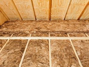 Earthwool Insulation in a ceiling