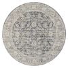 Aubre Contemporary Circular Rug - Aubre Charcoal 240 X 240 Cm