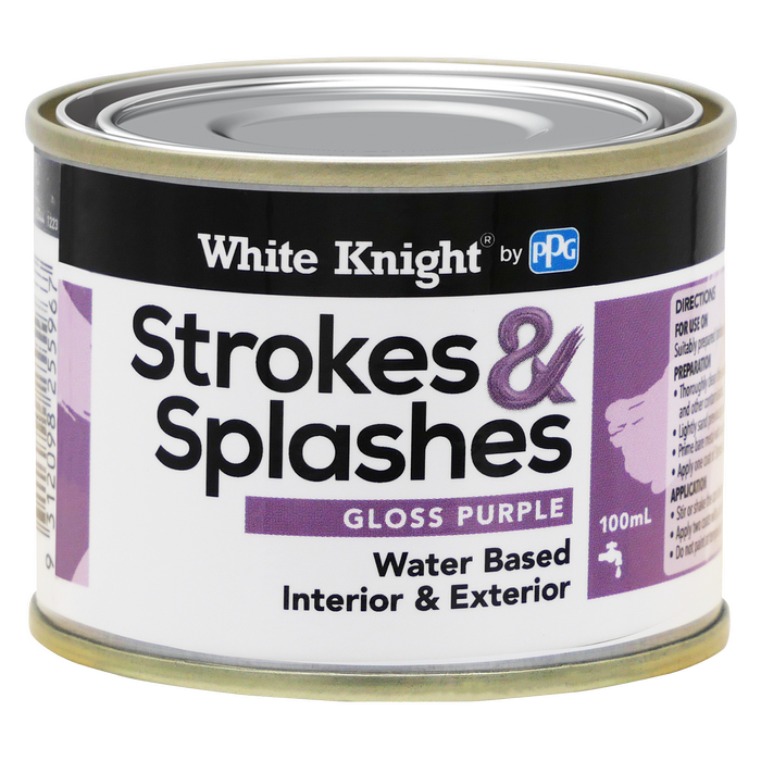 White Knight 100ml Purple Water Based Strokes and Splashes