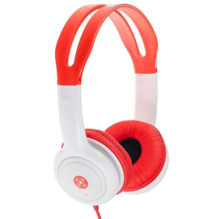 Moki Volume Limited 3y+ Kids On The Go Portable Headphones - Red