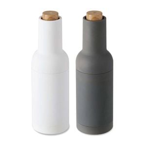 2pc Wilkie Brothers Electric Salt/Pepper Mill Ceramic Grinder Set 22cm Mono