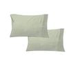 600TC Pair of Solid Color Standard Pillowcases Sage